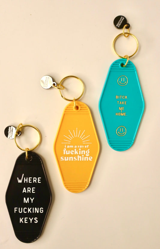 I Am A Ray Of Fucking Sunshine - Keychain