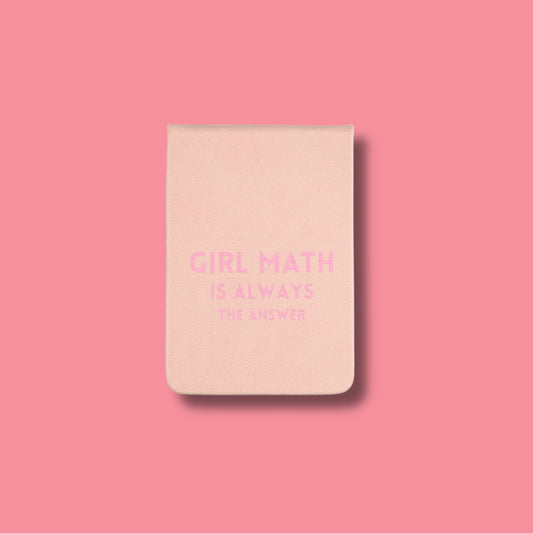 Girl Math Pocket Journal