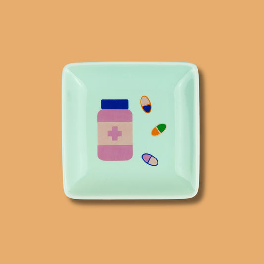 Pill Bottle Trinket Tray