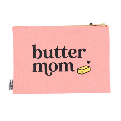Canvas Pouch Butter Mom