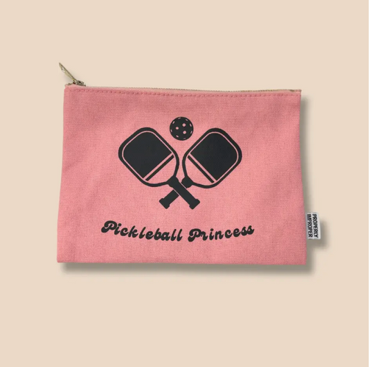 Pickleball Princess Canvas Pouch