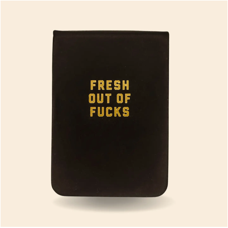 Fresh Out Of Fucks Leatherette Pocket Journal