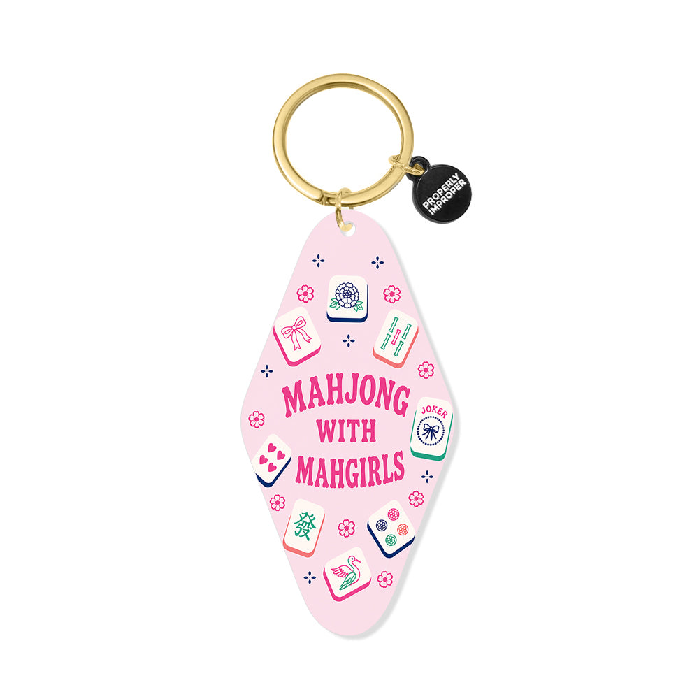 Mahjong With Mahgirls - Printed Keychain