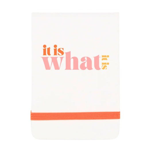 It Is What It Is Leatherette Pocket Journal