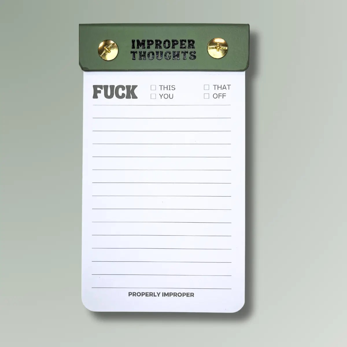 Fuck Notes - Tear Off Sheet Notepad