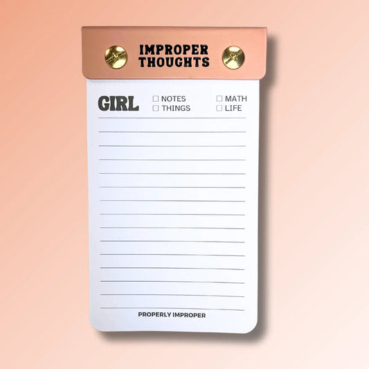 Girl Notes - Tear Off Sheet Notepad