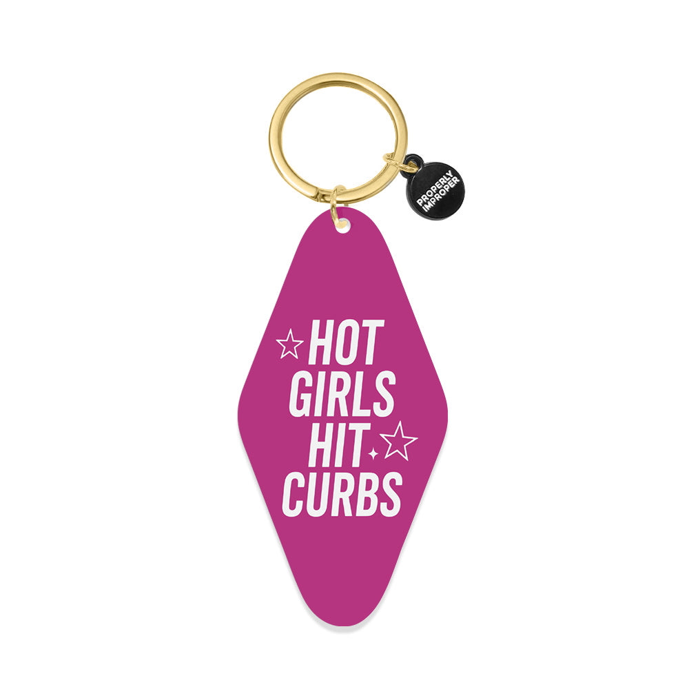 Printed Keychain Hot Girls Hit Curbs
