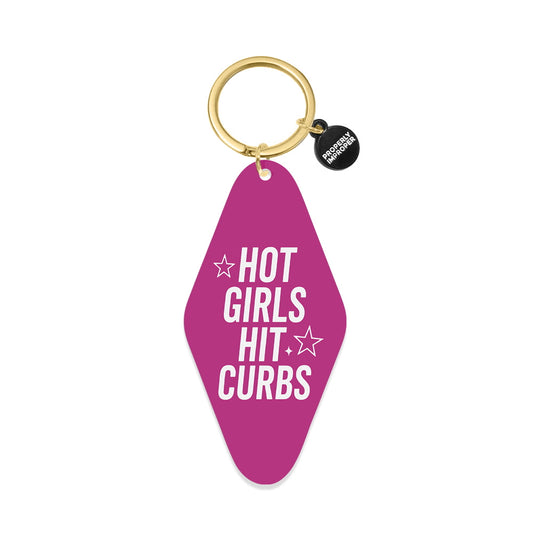 Printed Keychain Hot Girls Hit Curbs