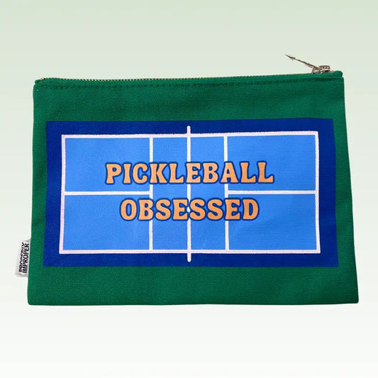 Pickleball Obsessed Canvas Pouch