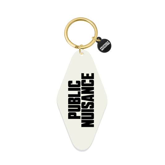Printed Keychain Public Nuisance