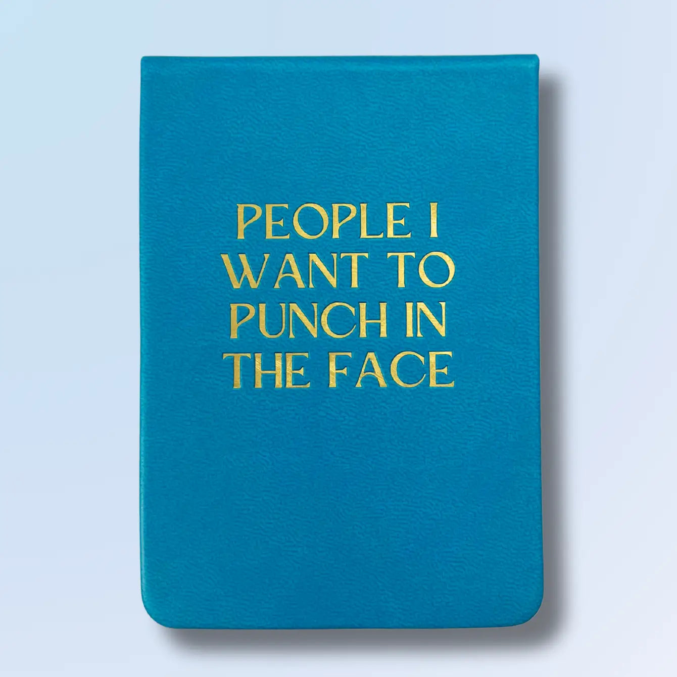 People I Want To Punch In The Face - Leatherette Pocket Journal