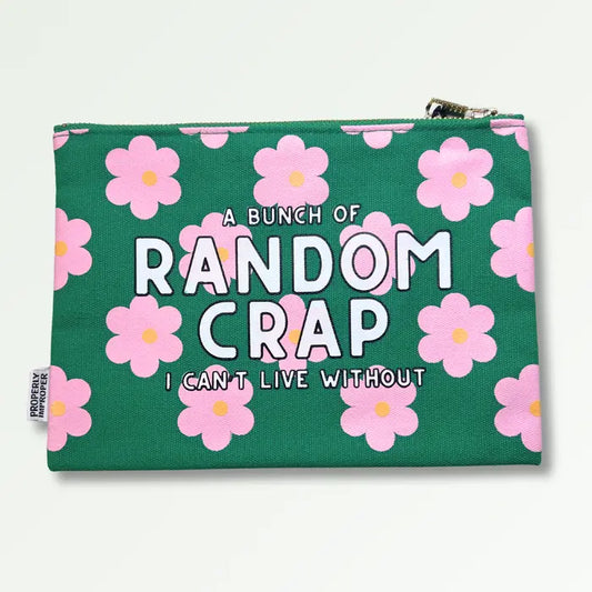 A Bunch Of Random Crap I Can’t Live Without -  Canvas Pouch