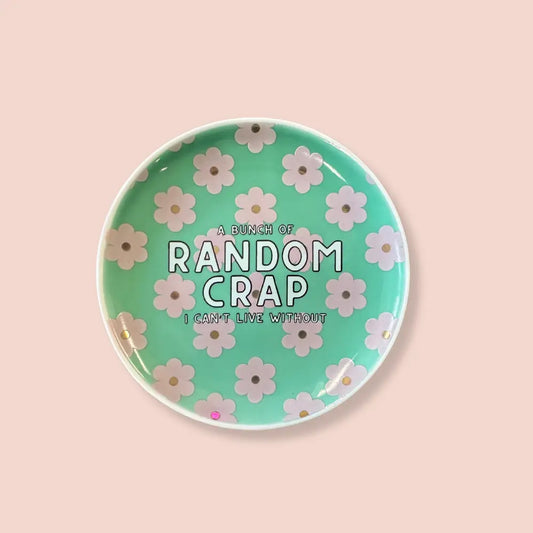 'Random Crap' - Round Trinket Tray