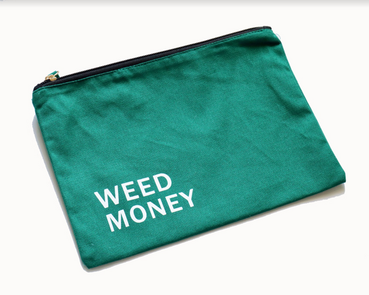 Weed Money Canvas Pouch