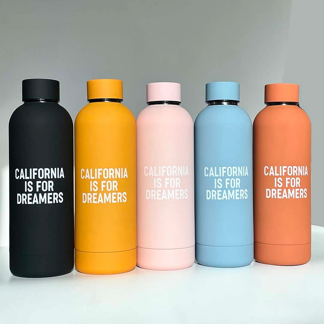 "California Is For Dreamers" Bottle - Yellow