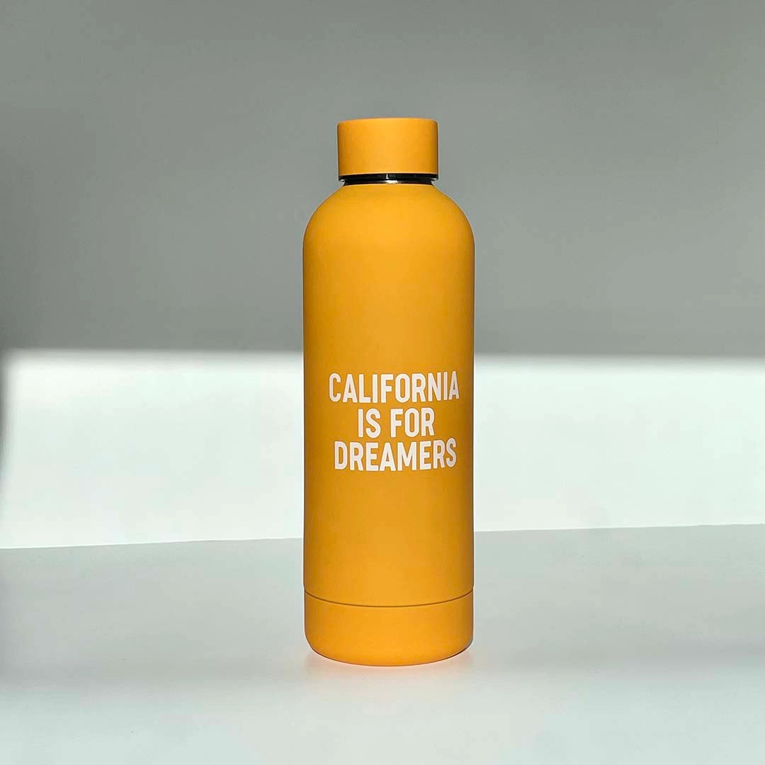 "California Is For Dreamers" Bottle - Yellow